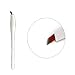 Guapa 10pcs Manual Disposable Microblading Pens with Blade Needle Tebori Pen 12/14/17/18U Pin Ombre Brows Lip Liner Training Permanent Makeup Embroidery Handpiece (12Pin)