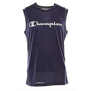 Champion Crewneck mouwloos T-shirt S/L blauw