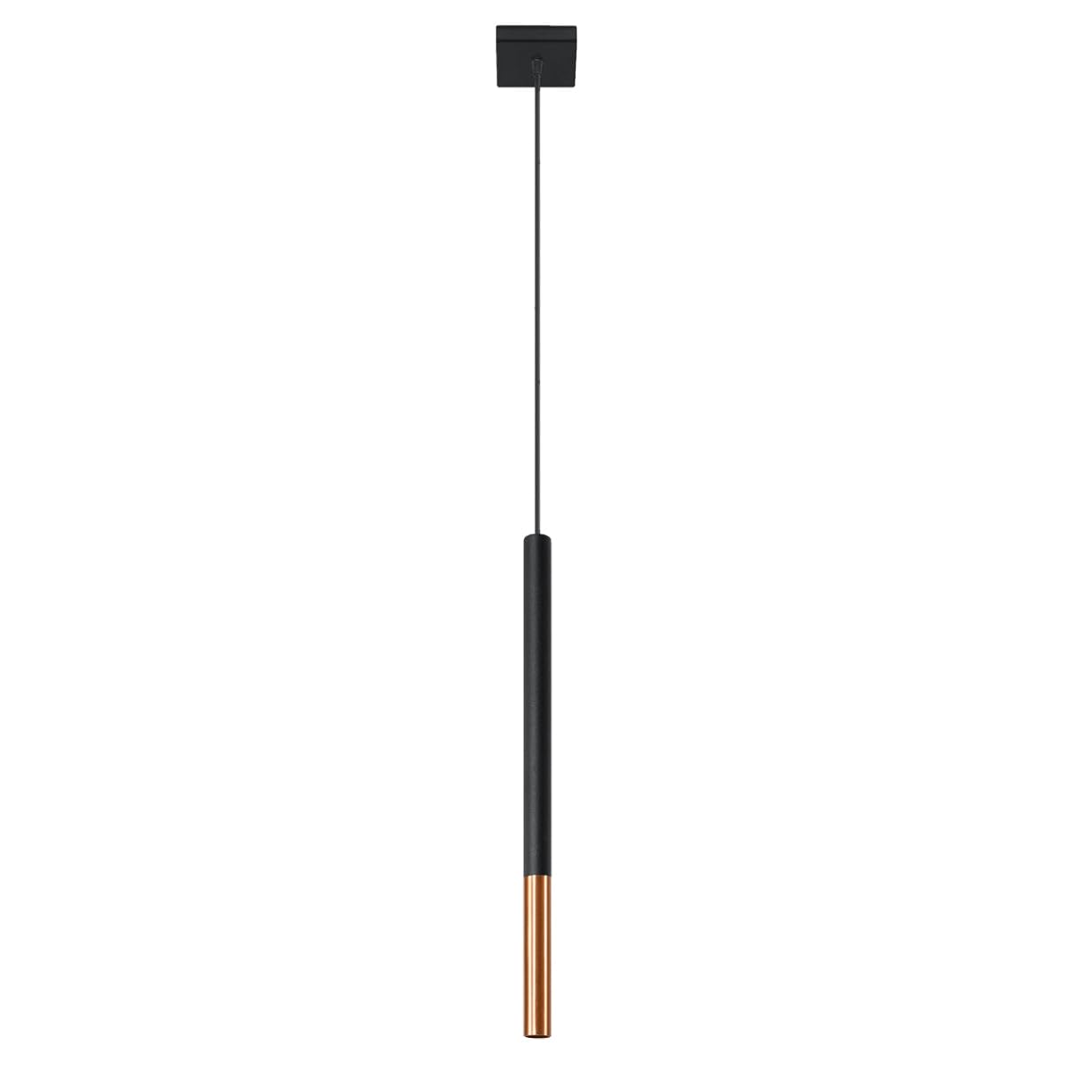 SOLLUX lighting Hanging lamp MOZAICA 1 Black/l Copper: 8, B: 8, H: 100, G9, dimmable