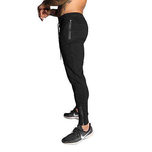 image for MAIKANONG Mens Tapered Joggers Basic Casual Gym Athletic Workout Bodyb