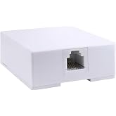 Skywalker Modular Surface Mount Phone Jack (White)