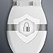 MAYFAIR 20SLOWE Toilet Seat will Slow Close and Never Come Loose, ROUND, Long Lasting Plastic, White