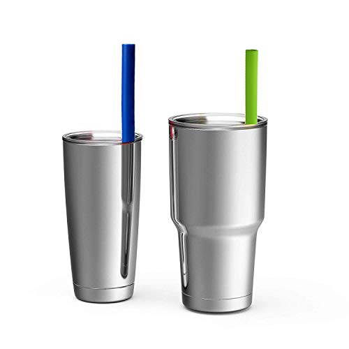 Reusable Silicone Straws,Openable Silicone Straw,Easy to clean Reusable