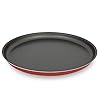 Menax – Pizza Pan – Pizza Pan Bakplaat – Aluminium met Non-Stick Coating – Diameter 30 cm – Rood