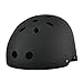 Adult Skateboard Helmet 11-Vents Adjustable Straps Protective Skiing Skate Bike Cycling Helmet Multi Color with Liner for Bicycle Skateboard Outdoor Sports Size Medium Black