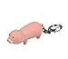 Pink PIG KEYCHAIN Key Ring Safety LED Light Finder Flashlight With OINKING sound
