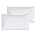 Angel Dreams Toddler Pillowcase 14x19, Fits Toddler Pillow 13x18 & 14x19, Travel Pillow Case Cover, Baby Pillow Cases, Small Pillow Cases - White - 2 Pack - Made in USA