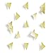 Umbra Confetti Triangles Home Wall Décor – 16 Pack Easy To Install, Self-Adhesive Polished Brass Home Wall Decorations – Modern Wall Art Décor – Great For Living Room, Bedroom - Affects Your Emotions