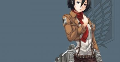Mikasa Ackerman Big Size Mouse Pad Mousepad Dimensions: 23.6 x 13.8 x 0.12inch(60x35x0.2cm)