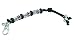 NAVIKA Crystal Bead Stroke Counter-Purple