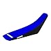 Enjoy MFG 2000-2007 Yamaha TTR 125 Black Sides/Blue Top Full Gripper Seat Cover