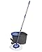 Simpli-Magic 79461 Commercial Grade Stainless Steel Spin Mop System with Replacement Microfiber Mop Head – Walkable with Wheels