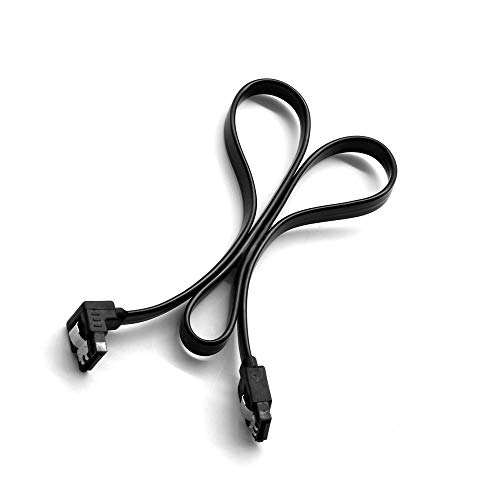 image for ABLEWE SATA Cable III 5 Pack 6Gbps 90 Degree Right Angle HDD SDD Data 