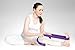 YogaAccessories 8' Cinch Buckle Cotton Yoga Strap (Purple)