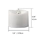 eLander LED Tea Lights Flameless Candle with Timer, 6 Hours on and 18 Hours Off, 1.4 x 1.3 Inch, Warm White, [12 Pack]