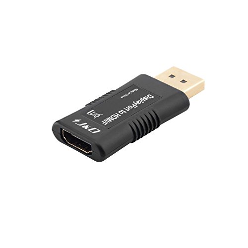 Dp to hdmi, j&d gold plated displayport to hdmi ada…