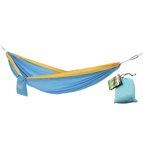 liangzishop Garten-Schaukel Einzelne doppelte Outdoor-tragbare Hängematten-Swing-Freizeit-Camping-Hängematten-Familie… – Bild 3