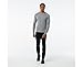 Smartwool Men’s Long Sleeve Shirt - Merino 150 Wool Baselayer Pattern Performance Top Light Gray Large