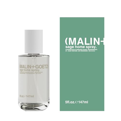 Malin + Goetz Sage Home Spray, 5 Oz., Alcohol-Free Odor Absorber, Natural Ingre…