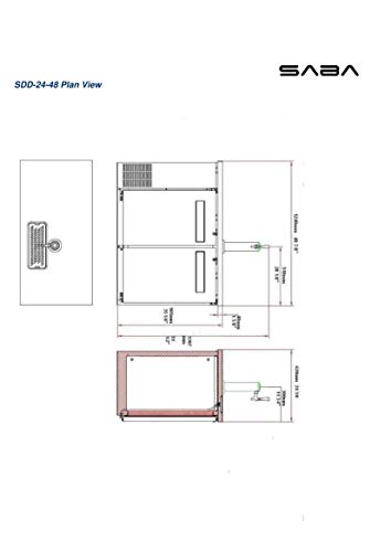 SABA 48" Beer Tap Dispenser Refrigerator
