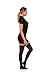 Jomi Compression Thigh High Stockings Collection, 20-30mmHg Surgical Weight Open Toe 241 (Medium, Black)