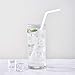 Plasticless 200PCS 100% Compostable Plant-Based Straws-A Fantastic Alternative to Soggy Paper Straws 100% Biodegradable Flexible Drinking White