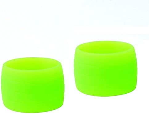 Zachao88 Fixing Ring 2PCS Loop Sleeve Wrap Belt Fasten Handlebar Tape Elastic Road Bikes Bicycle Soft Accessory Round Silicone Cycling Anti-Slip