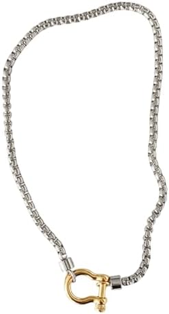 Amazon.com: YZYDF Fashionable Carabiner Lock Pendant Necklace