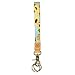 Wristlet Lanyard Keychain Holder with 2 Free Keyring (Sunflower)