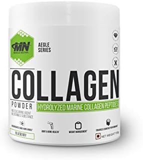 Muscle Nectar (MN) Marine Collagen (150g, 30 Servings) (Blueberry)