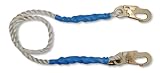 FallTech 71543 4-Foot Lanyard 5/8-Inch Rope with #18 Rebar