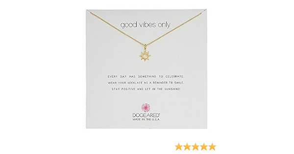 Amazon.com: Dogeared Good Vibes Only 