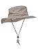 MG Men's Brushed Cotton Twill Aussie Side Snap Chin Cord Hat