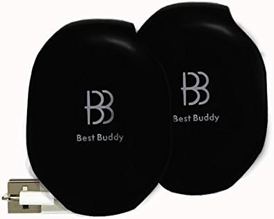 BestBuddy 2 Pack Combo Automatic Cord Winder Cable Organizer for Headphone USB Cable Lightning Cable φ2-3.5mm 4ft Long, Black