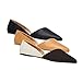 Rohb by Joyce Azria Provence D'Orsay Pointy Toe Flat (Black Pu) Size 7