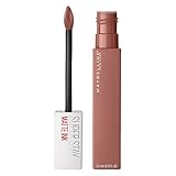 Maybelline SuperStay Matte Ink Un-nude Liquid Lipstick, Seductress, 0.17 Fl. Oz.