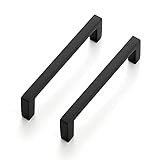 Ravinte 25 Pack Matte Black Cabinet Pulls Slim