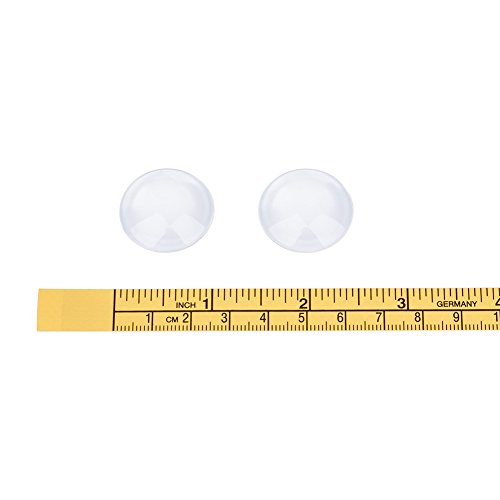 2 Kissitty+100+Piece+Transparent+Cabochons+24+5+25mm