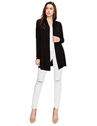 EttelLut Long Lightweight Wrap Cardigans Sweaters Open Front Regular Plus Size