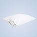 Cool Shield No Allergy Waterproof Pillow Protector (1) - Breathable Cotton Terry Zippered Encasement Protects Against Dust Mites, Allergens, Bacteria, Mold and Fluids - Machine Washable - Size: King