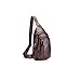CHARMINER Sling Bag, Leather Chest Bag Crossbody Shoulder Business Backpack Outdoor