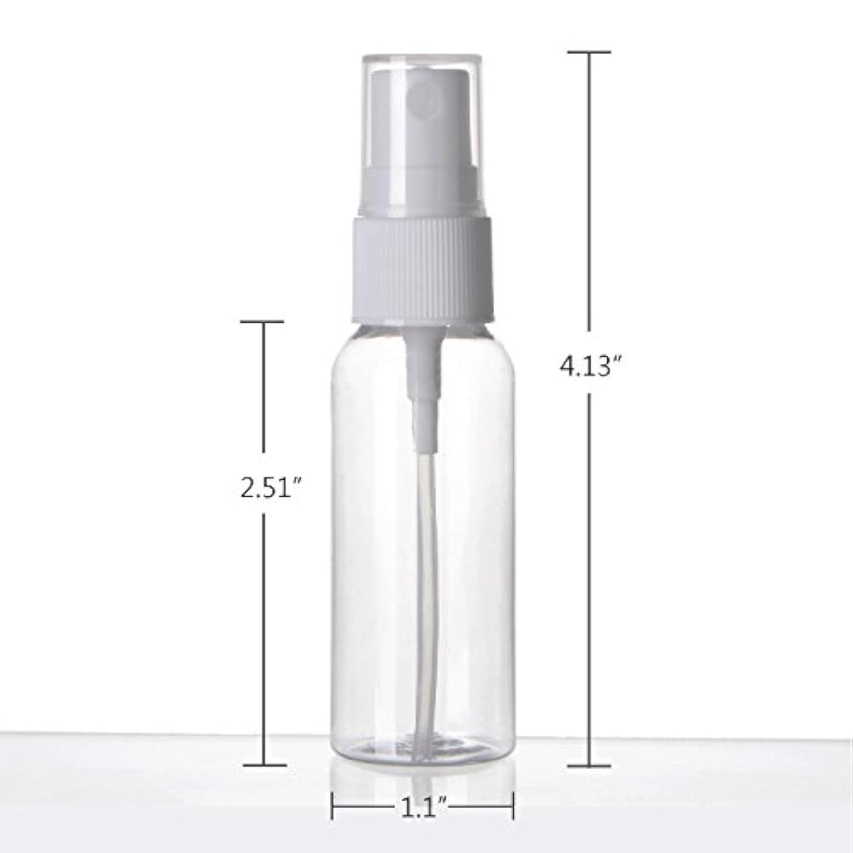 ALINK Spray Bottle, Empty Plastic Clear Small Travel Bottles With Fine