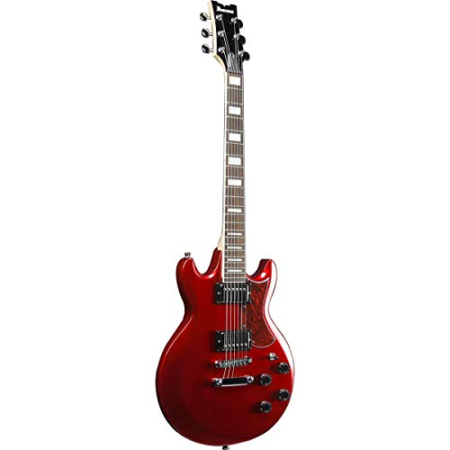 Ibanez AX 6 String SolidBody Electric Guitar, Right, Candy Apple, Full