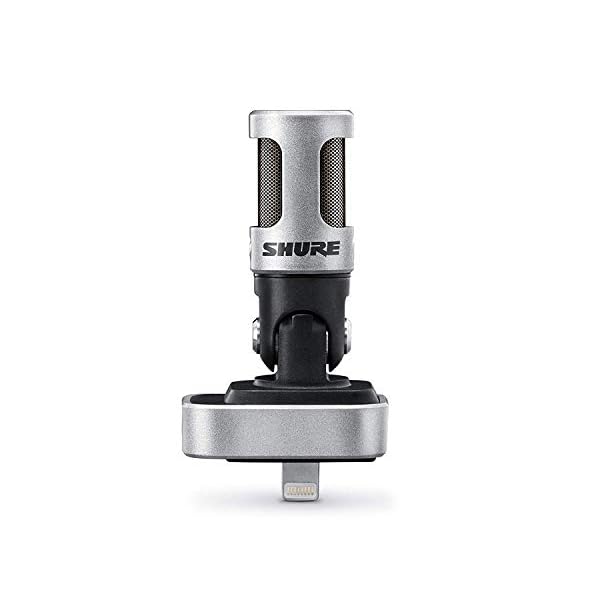 Shure MV88 Tragbares iOS-Mikrofon für iPhone/iPad/iPod über Lightning Connector, Soundqualität, digitales Stereo…