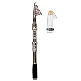 Sougayilang Telescopic Carbon Fiber Fishing Rods Retractable Spinning Fishing Poles Saltwater Travel Fishing Rod Pole