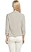 POGT Women 3/4 Sleeve Blazer Summer Jackets Open Front Work Office Blazer (M, Light Gray)