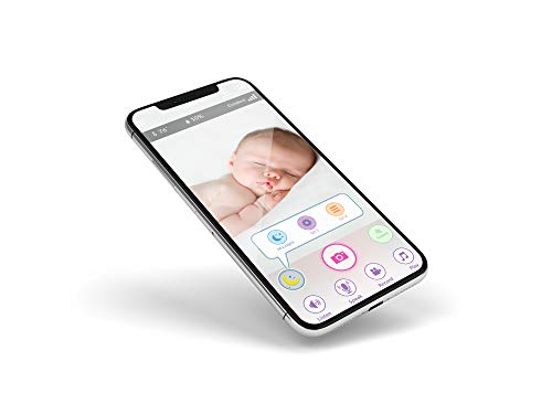 iBaby M7 Baby Monitor 1080P with Thousands of lullabies & Bed Stories, Motion and Cry Alert, Temperature & Humidity Sensors, Air Sensors, Moonlight Projector - Thumbnail 6