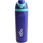 AGASMART 20 Oz Insulated Stainless Steel Water Bottle with Leak Proof Lid, Carry On and Push Button, One-handed Operation, Travel Water Bottle for Gym & Sports (Purple)