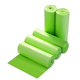 Small Trash Bags 4-Gallon Biodegradable - 100 Counts/ 5 Rolls Recycling and Degr
