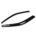 Auto Dynasty Window Visors Compatible with 96-00 Honda Civic 2-Door, Pair of Tape-On Side Window Vent Visor Deflectors Rain Guard, Glossy Dark Smoke
